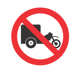 PROHIBIDA CIRCULACIÓN DE MOTOCARROS
