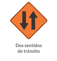 Dos sentidos de tránsito