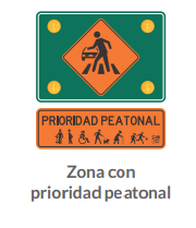 ZONA CON PRIORIDAD PEATONAL