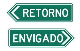 Señales de dirección / salida inmediata