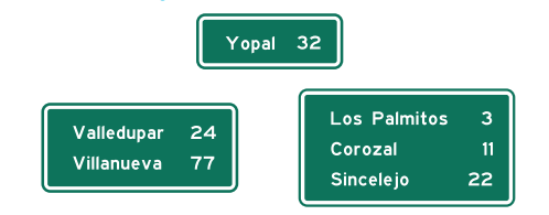 Señales de confirmación